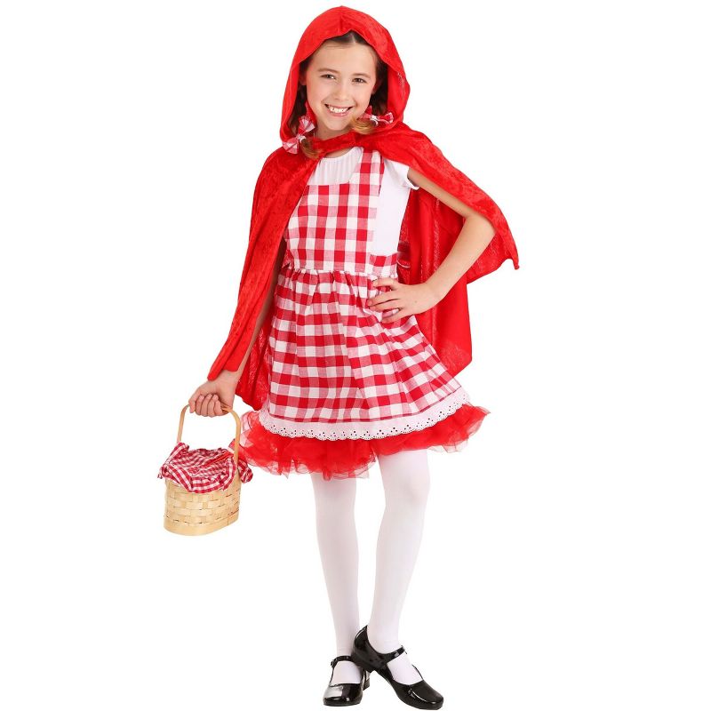 HalloweenCostumes.com Girl's Red Riding Hood Tutu Costume, 3 of 7