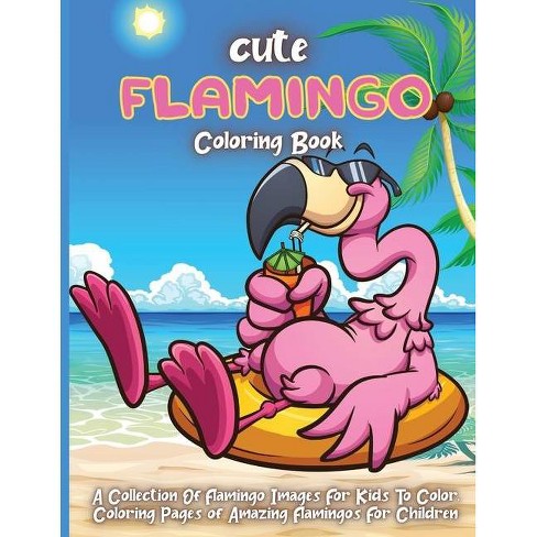 Cute Flamingo Coloring Book By Emma Silva Paperback Target