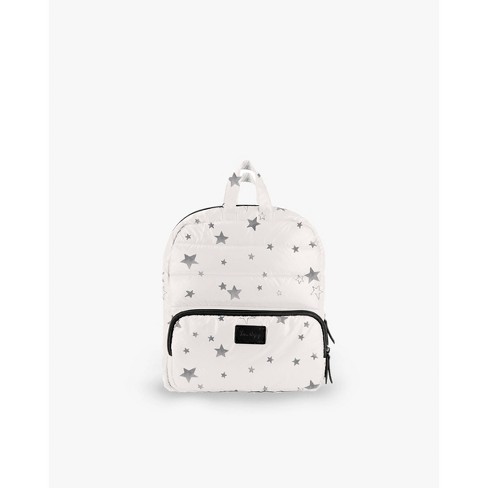 Black backpack with white cheap stars