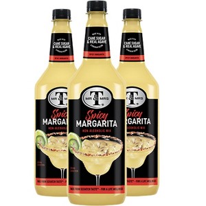 Mr & Mrs Spicy Margarita Mix, 1L Bottle – Premium Cocktail Mixer for Margarita Mix, Ready to Use - 1 of 4