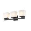 Astor 3-Bulb Glass Vanity Light Fixture - Modern Design for Bathroom, Dimmable, Damp Rated - 3 of 4