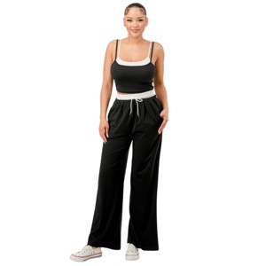 Slickblue Casual Tank & Sweatpant Set, Stretch Fabric, 2 Piece Co-ord Outfit, Sporty Style, Color Options, Size S-L - 1 of 4