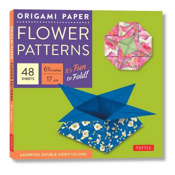 Origami Paper 6 3/4 (17 CM) Flower Patterns 48 Sheets - by  Tuttle Studio (Loose-Leaf)
