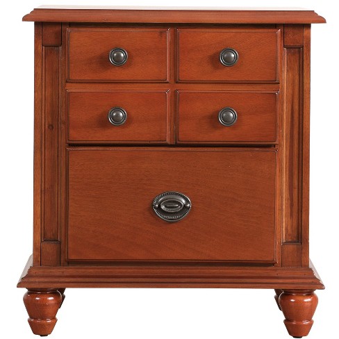 Cherry wood nightstand target online