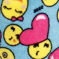 turquoise - emoji hearts