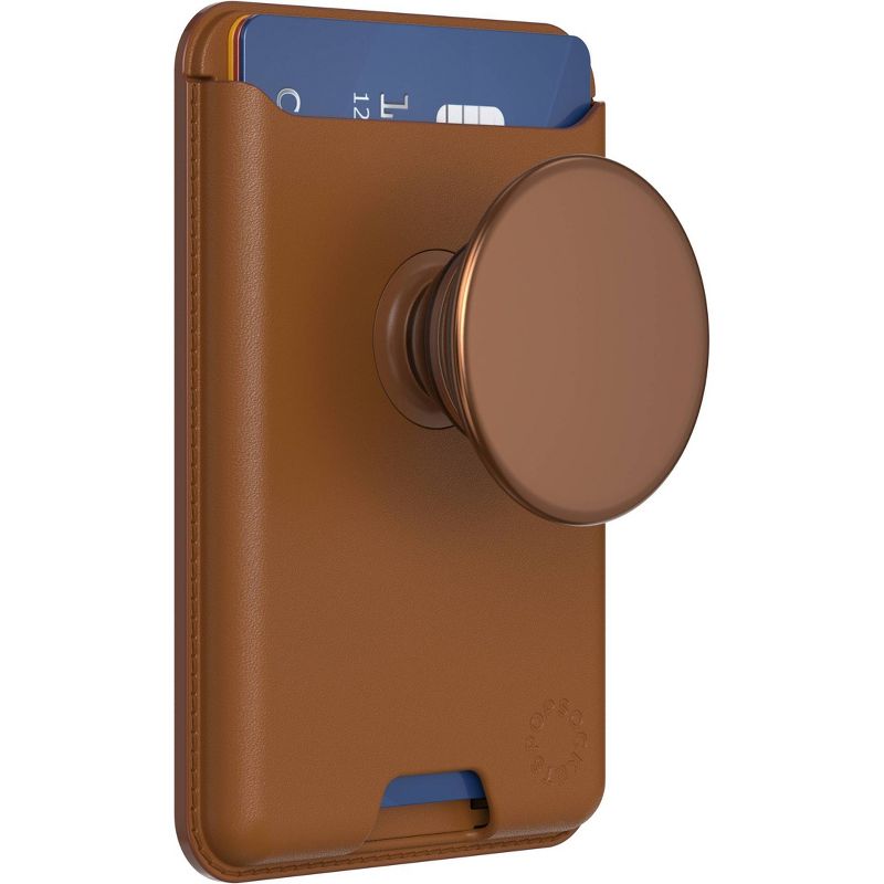 PopSockets Plant Leather PopWallet+ with PopGrip Cell Phone Grip and Stand with MagSafe, 3 of 7