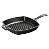 Lodge L3GP Seasoned Cast Iron Ribbed Grill Pan 6.5 for Stove