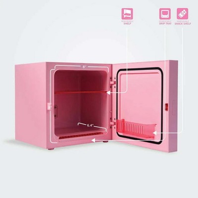 Ukonic Sanrio Hello Kitty Pink 6.7L Single Door Mini Fridge