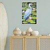 Stupell Industries Heron Among Pond Lilies Black Framed Giclee Art - 2 of 4