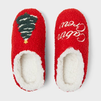 Kids' Cabin Crew Scuff Slippers - Wondershop™ Red