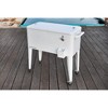 80qt Portable Rolling Patio Cooler - Permasteel
 - 2 of 4