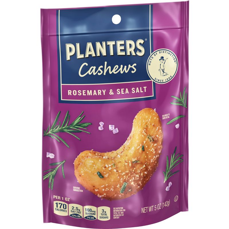 Planters Rosemary &#38; Sea Salt Cashew - 5oz, 2 of 12