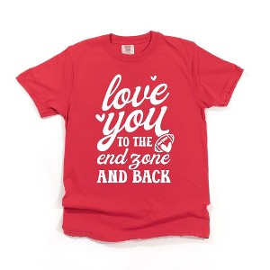 Simply Sage Market Women's To The End Zone and Back Garment Dyed Tee - 1 of 2