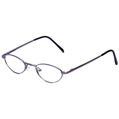 Flex Collection by Vivid FL-75 Designer Reading Eye Glasses in Purple 41mm +1.50 | Ladies | Oval Shape | X-Small Fit
