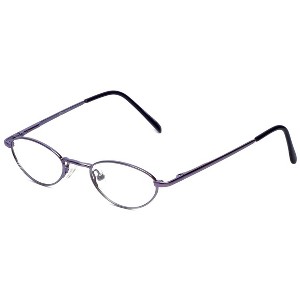Flex Collection by Vivid FL-75 Designer Reading Eye Glasses in Purple 41mm +1.50 | Ladies | Oval Shape | X-Small Fit - 1 of 4