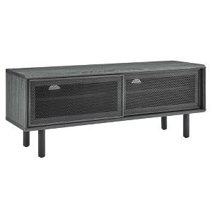 Modway Kurtis MDF and Particleboard TV Stand for TVs up to 52" in Charcoal - 1 of 4
