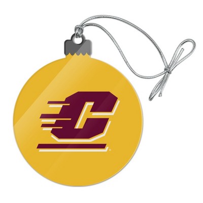Central Michigan University Secondary Acrylic Christmas Tree Holiday Ornament