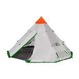 Tahoe Gear Bighorn XL 18 x 18 Feet 12 Person Waterproof Cone Shape Camping Tent
