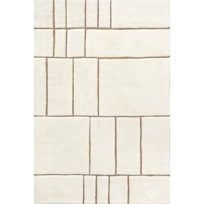 Nuloom Brega Geometric New Zealand Wool Area Rug
