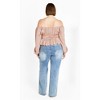Women's Plus Size Yasmine Top - rose gold | CITY CHIC - 3 of 4