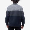 CULTURA Men's Full Zip Mock Neck Sweater With Fleece Lining - 2 of 4