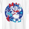 Women's - Disney - Minnie Daisy Americana Short Sleeve Graphic T-Shirt - 2 of 4