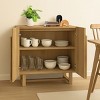Storage Kitchen and Dining Cabinets,Buffet Sideboard Cabinet Credenza Cabinet with Sturdy Wooden Legs,Bedroom,Living Room,Kitchen,Hallway-Tanpinhause - 3 of 4