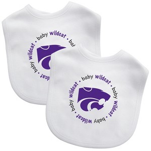 BabyFanatic Officially Licensed Unisex Baby Bibs 2 Pack - NCAA Kansas State Wildcats - 1 of 3
