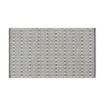 Patina Vie Vintage Inspired Accent Rug Navy/Tan Geometric