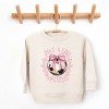The Juniper Shop Just A Girl Who Loves Soccer Coquette Toddler Sweatshirt - 2 of 4