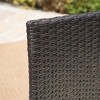 Sapphtopaz Patio Dining Chairs Wicker Outdoor Chair with Thick Cushion, Wicker Back for Garden, Patio, Lawn, Backyard - 2 of 4