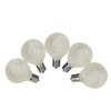 Northlight 10ct Pearl White G50 Globe Replacement Bulbs - 2 of 2