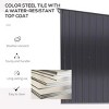 Outdoor Garden Storage Shed Galvanized Steel Tool House - 3 of 4