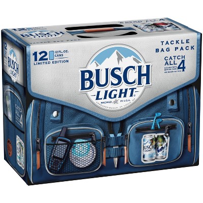 Busch Light American Lager Beer - 12pk/12 fl oz Cans