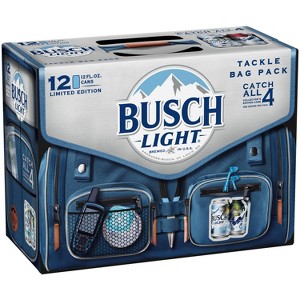 Busch Light American Lager Beer - 12pk/12 fl oz Cans - 1 of 4