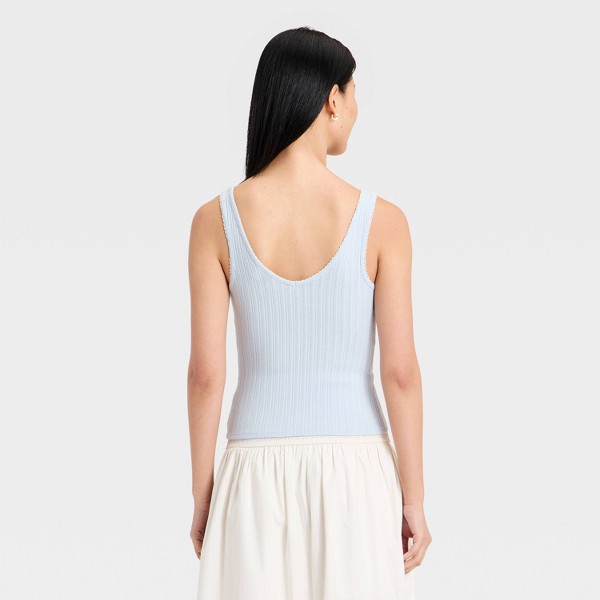 Top de Mujer con Encaje y Punto Calado Estilo Western - Universal Thread™ 2