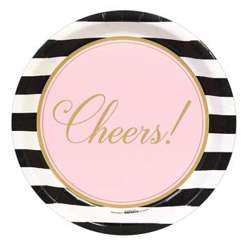 8ct Cheers to You! Disposable Dinner Plates