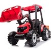 TopComfy Baby Walkers Kids Ride On Tractor Kids Toys Kids Fun Gift Working Loader Backhoe Digger Trailer Included for Kids, Red, 24.8"*16.93"*22.05" - 2 of 4