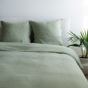 26" x 26" Euro French Linen Throw Pillow with Removable Sham | BOKSER HOME - 1 of 4