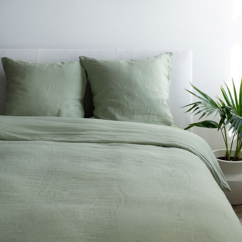 100% French Linen Throw Pillow Sham | BOKSER HOME, 3 of 7