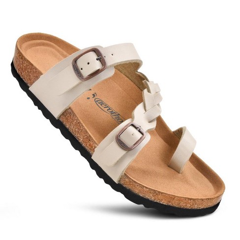Aerothotic Seraph Comfortable Womens Slide Sandals Cream 11 Target