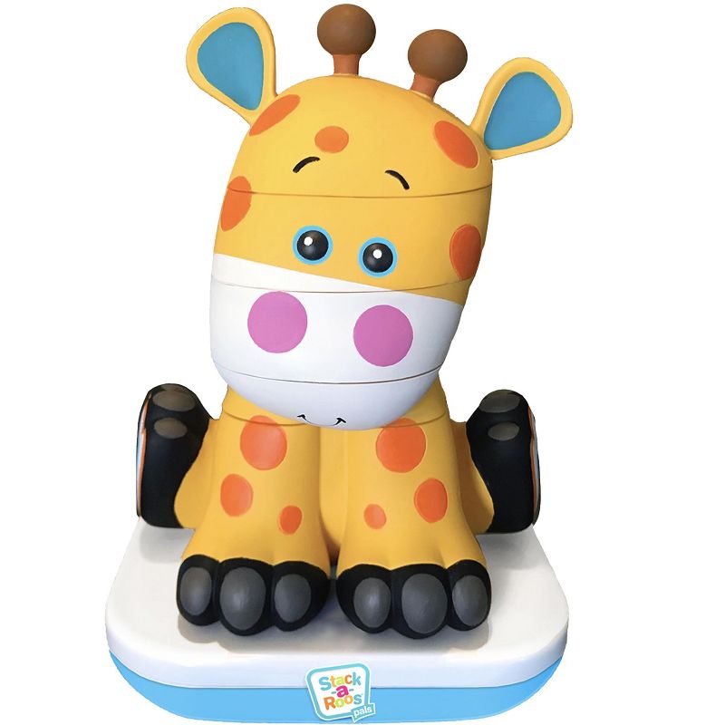 Stack-A-Roos Baby Giraffe Stacking Animal STEM Toy for Toddlers, 1 of 7