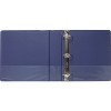 Staples Standard Binder w/Label Holder/D-Rings Blue 500 Sh Capacity 2" Ring 55379/26419 - 3 of 4