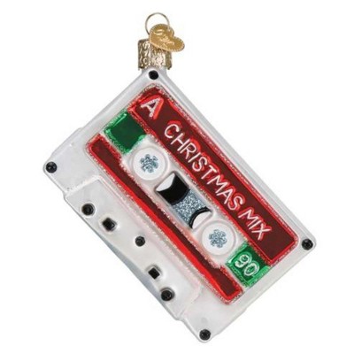 Old World Christmas 4.25 In Christmas Mixtape Ornament Music 90'S Tree Ornaments