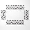 Bacati - MixNMatch Gray Zigzag Crib/Toddler ruffles/skirt - 4 of 4