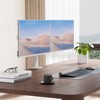Mount-It! Dual Monitor Desk Mount, Dual Monitor Arm Fits 2 Monitors max. 32" / 19.8 Lbs., Full Motion Adjustment Monitor Mount with C-Clamp, White - 2 of 4