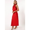 Petal and Pup Womens Anabelle Halter Neck Midi Dress - 4 of 4