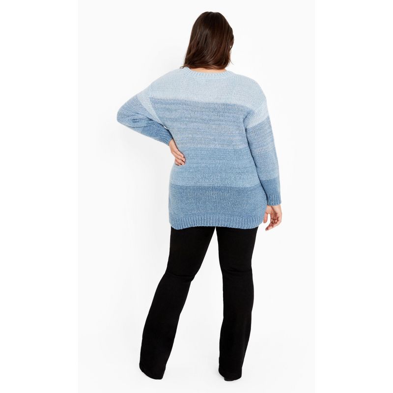 Women's Plus Size Reese Sweater - indigo | AVENUE, 4 of 8