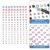 Unique Bargains Acrylic Self-Adhesive Decorative Rhinestone Stickers 5 Sheets/810 Pcs - 3 of 4
