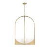 Z-Lite Devon 6 - Light Chandelier in  Modern Gold - image 3 of 4